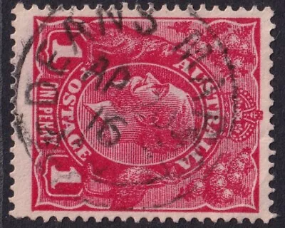 $4 • Buy VICTORIA POSTMARK  DEANS'S MARCH  ON 1d RED KGV DATED 1916 (A24762)