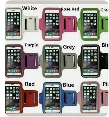 £3.38 • Buy Gym Running Jogging Sports Armband Case Holder Strap For All Samsung Phone,i.p.X