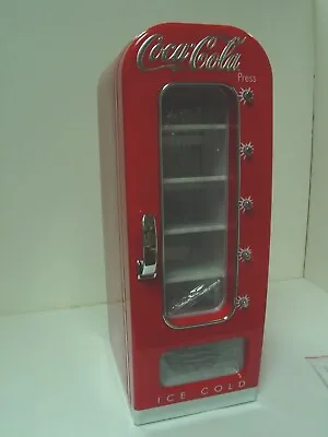 Coca Cola Collectible 10 Can AC/DC Retro Vending Cooler Fridge. Model DR-3C • $150