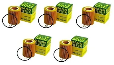 For BMW E36 E39 E46 E53 E60 E83 320i Set Of 5 Engine Oil Filter Mann 11427512300 • $53.95