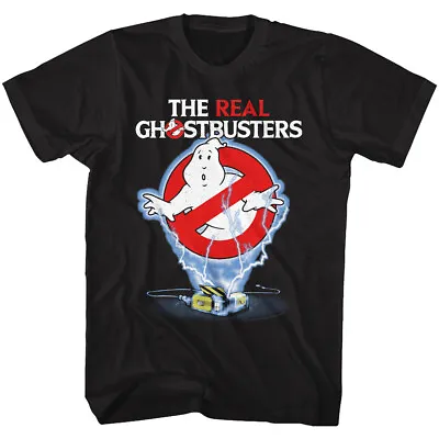 The Real Ghost Busters Movie Ghost Caught In Proton Pack Trap Men's T Shirt • $39.66