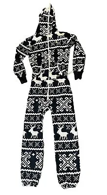 THE NORWEGIAN ORIGINAL One Piece Unisex Full Zip Jumpsuit Hooded Jumper Sz M • $39.99