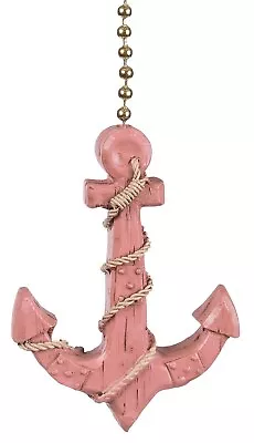 Pink Is For Girls Boat Anchor Ceiling Fan Light Dimensional Pull • $12.99