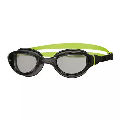 Zoggs Phantom 2.0 Junior Swimming Goggles - Black/Lime/Smoke • £18.04