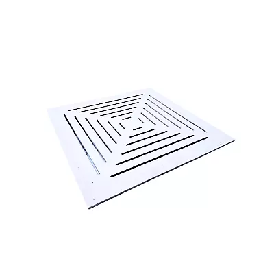 Magnetic Air Vent Cover - White - Paintable - MDF Wood - Custom Size • $350