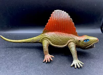 Vintage 80's AAA Retro Rubber Dinosaur Figure Toy Awesome Color Combo! • $13.99