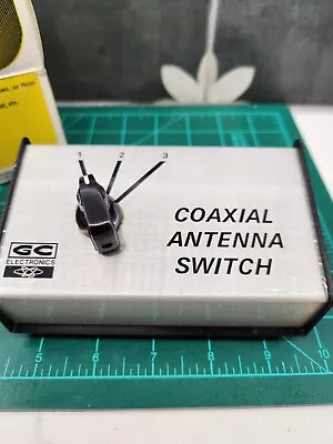 $25 • Buy 3 Position Coaxial Antenna Switch Up To 750 Watts RF Power, NEW IN BOX