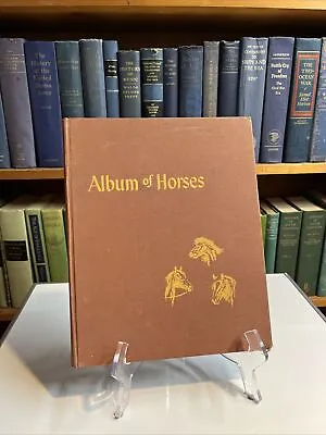 Vintage 1951 Album Of Horses By Marguerite Henry First Edition Hardcover Equine • $17