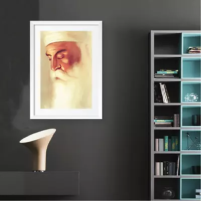 £4.99 • Buy Guru Nanak Dev Ji Framed Poster Wall Art Print Picture Sikh Sikhism A3 A4 A5