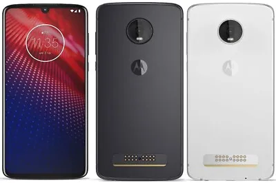 Motorola Moto Z4 128GB XT1980 (Unlocked) Black Or White - Good Condition • $79.99