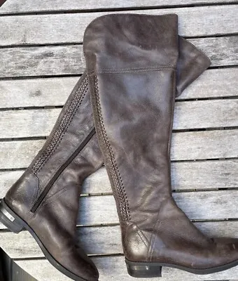 Vince Camuto Pedra Riding Equestrian Over The Knee Tall Boots Size 6 • $46.75