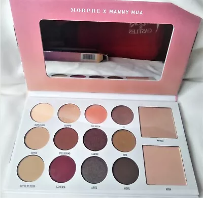 Morphe X Manny Mua Glam Palette Eyeshadow Highlighter Palette FULL SIZE 0.67 Oz • $11.49