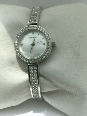 £19 • Buy Sekonda Womens Quartz Stone Stainless Steel Bracelet 30 MT WR Watch N2528G