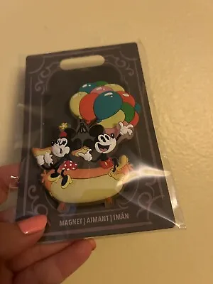 Disney Parks Mickey & Minnie's Runaway Railway Moving Magnet Ornament NEW!!! • $19.99