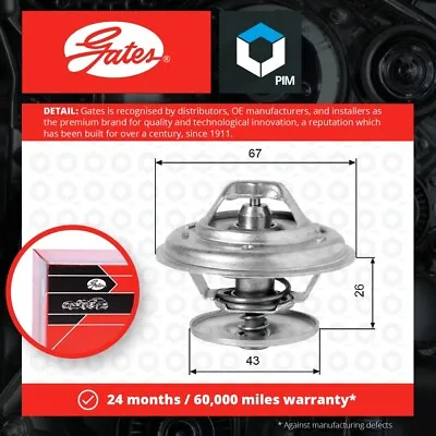Coolant Thermostat Fits MERCEDES 450 C107 4.9 78 To 80 M117.960 Gates 1162000015 • $19.83