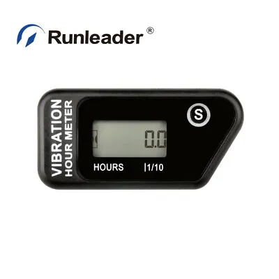 Digital Vibration Hour Meter Programmable Maintenance Waterproof IP68 • $19.99