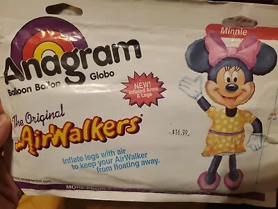 NEW! Anagram Original Airwalkers Balloon Minnie Mouse 54  Party- Pink Polkadots • $12.99