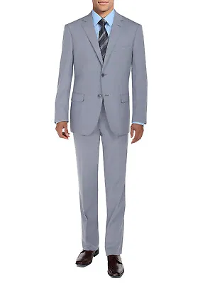 DTI BB Signature Mens 2 Button Modern Fit Suit Set Two Piece Jacket With • $98.95