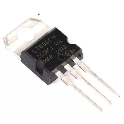 10PCS STMicroelectronics L7806CV Voltage Regulator IC REG LINEAR 6V 1.5A TO220AB • $9.98