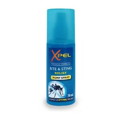 Xpel Bite & Sting Relief Pump Spray 70ml BLUE BOTTLE New • £5.59