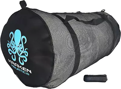 Mesh Dive Duffle Bag With Shoulder Strap | For Scuba Diving Snorkeling Spearfi • $47.99