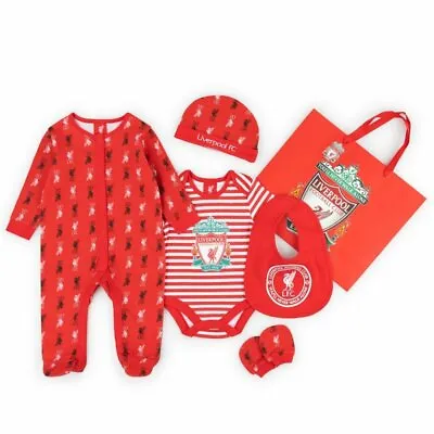 £23.95 • Buy Unisex Baby LIVERPOOL F C Clothing Layette Outfit Gift Newborn - 6 Mth - 5 Piece