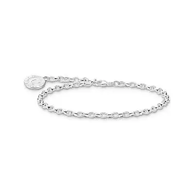 Genuine THOMAS SABO Charm Bracelet With Cold Enamel Silver • $49