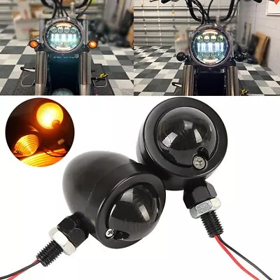 $19.99 • Buy 2x Motorcycle Turn Signal Lights Blinker For Yamaha V Star 650 950 1100 1300