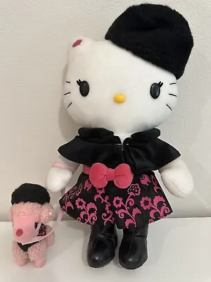 Momoberry Hello Kitty With Pink Poodle Plush RARE Sanrio FREE SHIPPING • $925