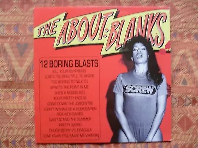 ABOUT BLANKS - 12 Boring Blasts ( LP - Vanessa Del Rio Cover Rare -Power Pop ) • $19