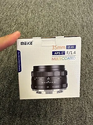 Meike 35mm F/1.4 SONY E Mount Large Aperture Manual Focus APS-C Camera Lens • $60