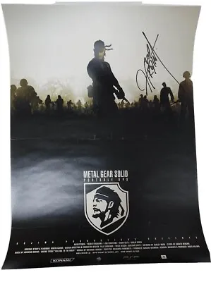 $499.99 • Buy Metal Gear Solid Portable Ops B2 Poster Signed By Hideo Kojima