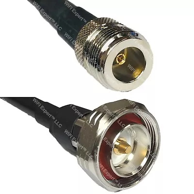 LMR400UF N FEMALE To DIN 7/16 MALE Coaxial RF Cable USA-Ship Lot • $34.26