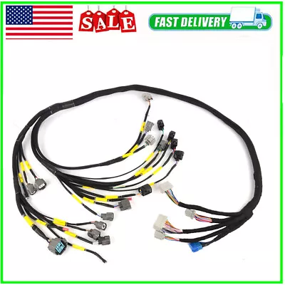 B/D-Series OBD1 Tucked Budget Engine Harness For 92-95 Honda Civic Integra B16 • $63.19