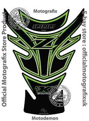Kawasaki Z1000 2010 11 12 13 Green Motorcycle Tank Pad Motografix Gel Protector • $32.31