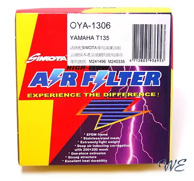 Power High-Flow Air Filter For Yamaha T135/Spark 135/Sniper/135LC/Exciter 06-10 • $31.95