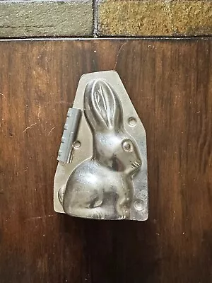 Vintage Cast Aluminum Easter Bunny Rabbit Chocolate Mold H. Walter Berlin • $75