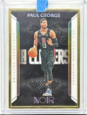 2019-20 Panini Noir Paul George Metal Frame Statement Edition FOTL #01/11 • $0.99