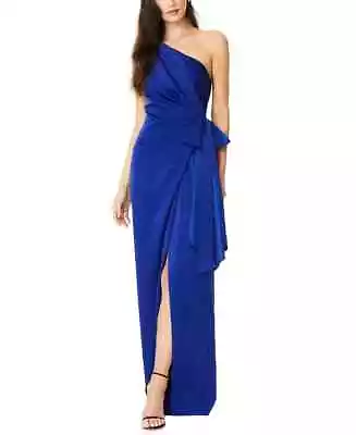 Aidan Mattox One-Shoulder Draped Gown MSRP $220 Size 0 # 14A 1543 Pr • $15.92