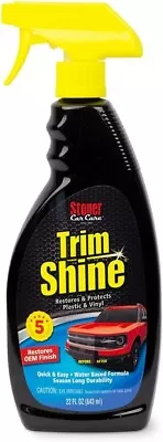 Car Care Trim Shine Protectant Exterior Restores Conditions Vinyl Rubber Leather • $13.11