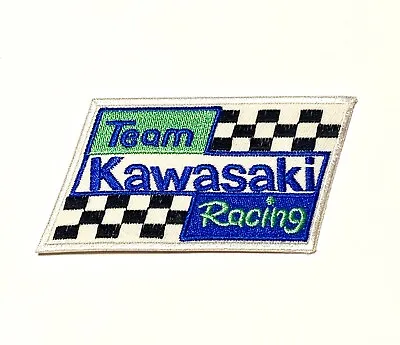 Embroidered Patch - Team Kawasaki - Racing - Motorcycles - NEW - Iron-on/Sew-on • $5.85