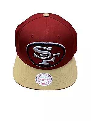 San Francisco 49ers NFL Team Mitchell & Ness Snapback Hat | One Size Adjustable • $32.99