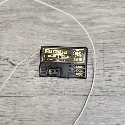 Futaba FP-R112JE RC Receiver AM 75Mhz Vintage Tamiya Bench Tested Works • $38