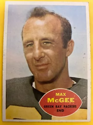 1960 Topps Football #55 Max McGee NM/MT • $5
