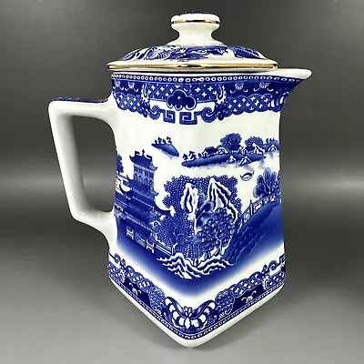 Ringtons Willow Pattern Lidded Water Jug 1997 By Wade • £10