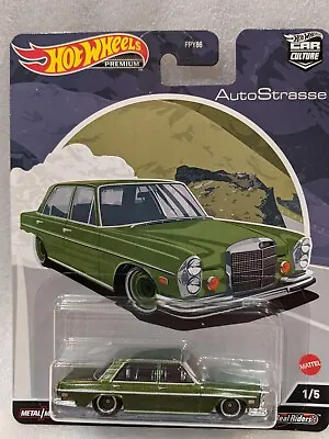 72 MERCEDES BENZ 280 SEL 4.5 Hot Wheels Premium AUTO STRASSE  Car Culture 2022 • $7.99