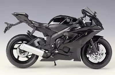 Welly 1:12 2020 YAMAHA YZF R6 Black Diecast Motorcycle Model Collection Toy Gift • $22.59