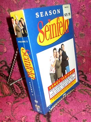 4 Dvd Set-seinfeld-the Complete Third Season-television Series-new Sealed • $1.31