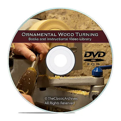Ultimate Library Of Wood Turning Woodworking Lathe 38 Books And Videos V62 • £7.23
