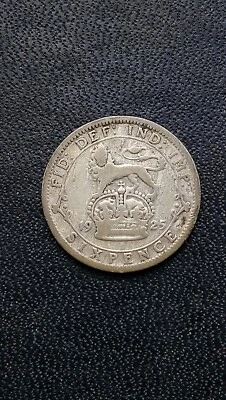 £1.25 • Buy 1925 King George V 6d Sixpence 50% Silver In Wallet